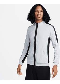 Męska dresowa bluza piłkarska z dzianiny Nike Dri-FIT Academy (wersja standardowa) - Szary ze sklepu Nike poland w kategorii Bluzy męskie - zdjęcie 175564934