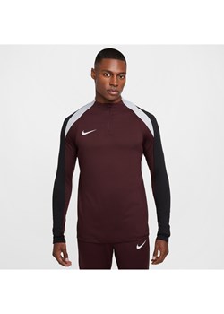 Męska treningowa koszulka piłkarska z zamkiem 1/2 Dri-FIT Nike Strike - Czerwony ze sklepu Nike poland w kategorii T-shirty męskie - zdjęcie 175564942