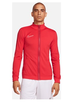 Męska dresowa bluza piłkarska z dzianiny Nike Dri-FIT Academy (wersja standardowa) - Czerwony ze sklepu Nike poland w kategorii Bluzy męskie - zdjęcie 175564944