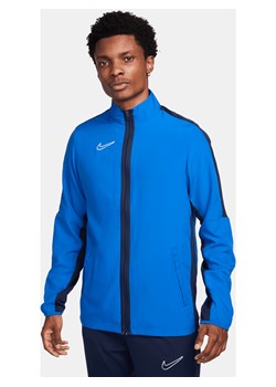 Męska dresowa bluza piłkarska z tkaniny Nike Dri-FIT Academy (wersja standardowa) - Niebieski ze sklepu Nike poland w kategorii Bluzy męskie - zdjęcie 175564954