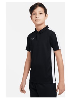 Koszulka polo z krótkim rękawem dla dużych dzieci Nike Dri-FIT Academy (wersja standardowa) - Czerń ze sklepu Nike poland w kategorii T-shirty chłopięce - zdjęcie 175564984