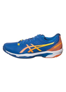 asics Buty &quot;Solution Speed FF 2&quot; w kolorze niebiesko-pomarańczowym do tenisa ze sklepu Limango Polska w kategorii Buty sportowe męskie - zdjęcie 175576373