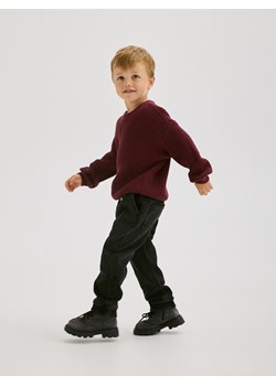 Reserved - Bawełniany sweter - bordowy ze sklepu Reserved w kategorii Swetry chłopięce - zdjęcie 175577491
