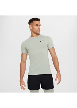 Męska koszulka z krótkim rękawem do fitnessu Dri-FIT Nike Flex Rep - Zieleń ze sklepu Nike poland w kategorii T-shirty męskie - zdjęcie 175589764