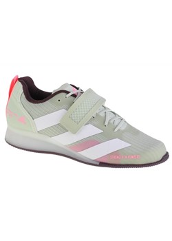 Buty adidas Adipower Weightlifting 3 GY8925 zielone ze sklepu ButyModne.pl w kategorii Buty sportowe męskie - zdjęcie 175590680