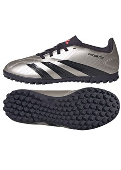 Buty piłkarskie adidas Predator Club Tf IF6420 srebrny ze sklepu ButyModne.pl w kategorii Buty sportowe dziecięce - zdjęcie 175590754