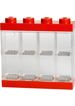 LEGO Pojemnik w kolorze czerwonym na figurki - 19,1 x 18,4 x 4,7 cm ze sklepu Limango Polska w kategorii Przechowywanie - zdjęcie 175601742