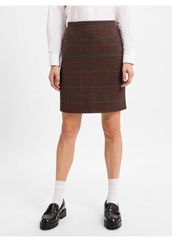 Franco Callegari Spódnica damska Kobiety Sztuczne włókno brązowy w kratkę ze sklepu vangraaf w kategorii Spódnice - zdjęcie 175603163