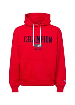 Champion Męski sweter z kapturem Mężczyźni czerwony jednolity ze sklepu vangraaf w kategorii Bluzy męskie - zdjęcie 175607973