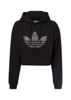 adidas Originals Damski sweter z kapturem Kobiety czarny jednolity ze sklepu vangraaf w kategorii Bluzy damskie - zdjęcie 175607974