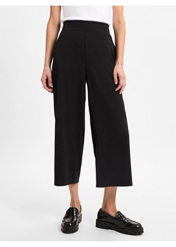 soyaconcept® Spodnie culottes - Siham Kobiety Sztuczne włókno czarny jednolity ze sklepu vangraaf w kategorii Spodnie damskie - zdjęcie 175607990