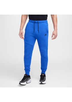 Męskie dzianinowe joggery Nike Tech - Niebieski ze sklepu Nike poland w kategorii Spodnie męskie - zdjęcie 175609500