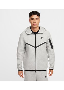 Męska bluza z kapturem i zamkiem na całej długości Windrunner Nike Tech - Szary ze sklepu Nike poland w kategorii Bluzy męskie - zdjęcie 175609513