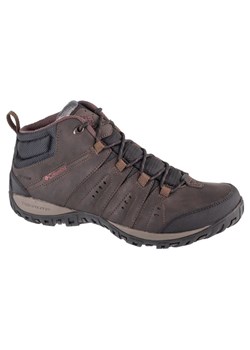 Buty Columbia Woodburn Ii Chukka Wp Omni-Heat 2105171231 brązowe ze sklepu ButyModne.pl w kategorii Buty trekkingowe męskie - zdjęcie 175610150