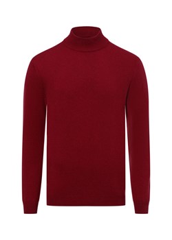 James Męski sweter z dzianiny z zawartością kaszmiru Mężczyźni Wełna fuksja jednolity ze sklepu vangraaf w kategorii Swetry męskie - zdjęcie 175613272