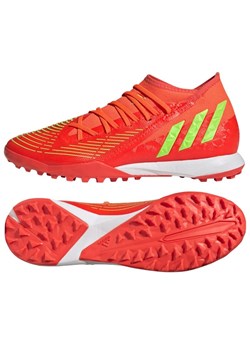 Buty adidas Predator Edge.3 Tf GV8536 czerwone pomarańcze i czerwienie ze sklepu ButyModne.pl w kategorii Buty sportowe męskie - zdjęcie 175627201