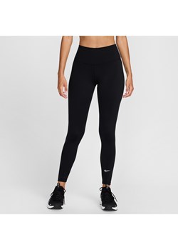 Damskie legginsy o pełnej długości z wysokim stanem Nike One - Czerń ze sklepu Nike poland w kategorii Spodnie damskie - zdjęcie 175628794