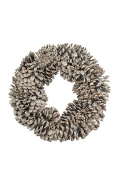 Wianek Winter Cone ⌀30cm natural ze sklepu dekoria.pl w kategorii Dekoracje bożonarodzeniowe - zdjęcie 175629490