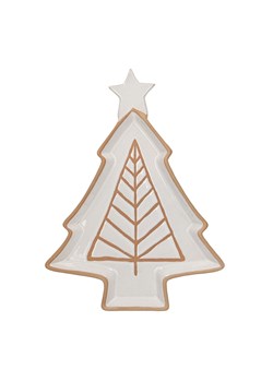 Patera Beige Christmas Tree scandi ze sklepu dekoria.pl w kategorii Dekoracje bożonarodzeniowe - zdjęcie 175629580