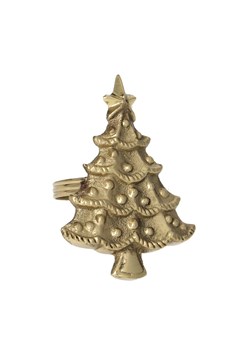 Obrączka na serwetkę Christmas Tree gold ze sklepu dekoria.pl w kategorii Dekoracje bożonarodzeniowe - zdjęcie 175629702