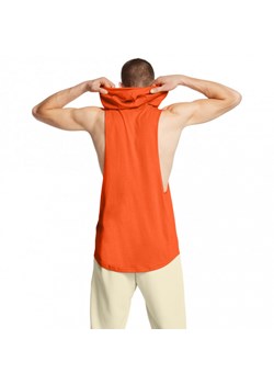 Męski top treningowy Under Armour UA Men\'s Project Rock Sleeveless Hoodie - pomarańczowy ze sklepu Sportstylestory.com w kategorii T-shirty męskie - zdjęcie 175631564