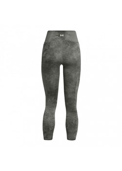 Damskie legginsy treningowe Under Armour Project Rock Ankl Lg Pt - zielone ze sklepu Sportstylestory.com w kategorii Spodnie damskie - zdjęcie 175631661