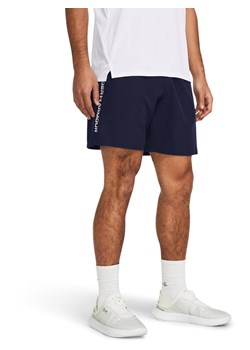 Under Armour Szorty sportowe &quot;Woven&quot; w kolorze granatowym ze sklepu Limango Polska w kategorii Spodenki męskie - zdjęcie 175631981