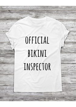 Koszulka męska " Official bikini inspector " ze sklepu Time For Fashion w kategorii T-shirty męskie - zdjęcie 175632092