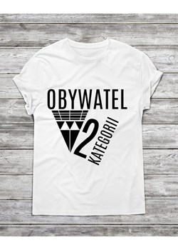 Koszulka męska "obywatel 2 kategorii" ze sklepu Time For Fashion w kategorii T-shirty męskie - zdjęcie 175632193