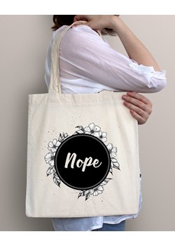 Shopper nope + KÓŁKO Z KWIATKAMI ze sklepu Time For Fashion w kategorii Torby Shopper bag - zdjęcie 175632313