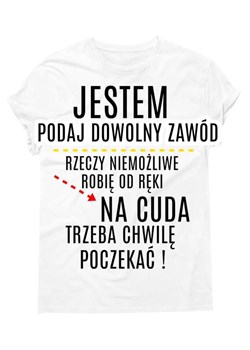 koszulka męska na prezent - dopisz zawód ze sklepu Time For Fashion w kategorii T-shirty męskie - zdjęcie 175634531