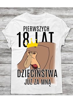 koszulka na 18 urodziny z nosaczem ze sklepu Time For Fashion w kategorii T-shirty męskie - zdjęcie 175634834