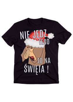 męska świąteczna koszulka z nosaczem ze sklepu Time For Fashion w kategorii T-shirty męskie - zdjęcie 175635281