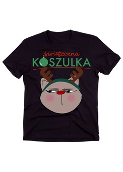 koszulka na mikołaja, koszulka pod choinkę ze sklepu Time For Fashion w kategorii T-shirty męskie - zdjęcie 175635381