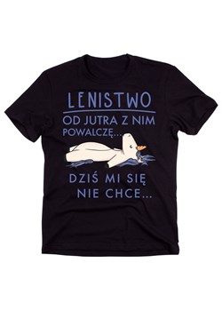 męska koszulka z humorystycznym napisem ze sklepu Time For Fashion w kategorii T-shirty męskie - zdjęcie 175635561