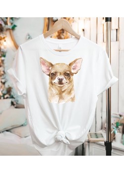 Koszulka damska z Chihuahua ze sklepu Time For Fashion w kategorii Bluzki damskie - zdjęcie 175635760