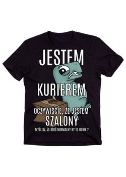 PREZENT kuriera, koszulka dla kuriera, jestem kurierem ze sklepu Time For Fashion w kategorii T-shirty męskie - zdjęcie 175635983