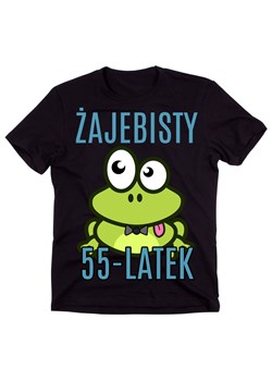 męska koszulka na 55 urodziny żajebisty 55-latek ze sklepu Time For Fashion w kategorii T-shirty męskie - zdjęcie 175636123