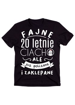 KOSZULKA MĘSKA NA 20 URODZINY ze sklepu Time For Fashion w kategorii T-shirty męskie - zdjęcie 175636180