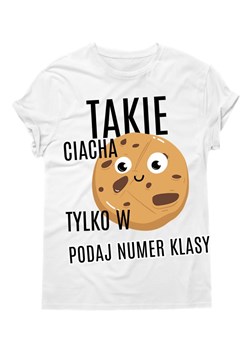 Koszulka męska idealna na klasowy dzień chłopaka TAKIE CIACHA TYLKO W KLASIE ze sklepu Time For Fashion w kategorii T-shirty męskie - zdjęcie 175636233