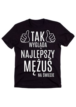 koszulka dla MĘŻA, najlepszy MĘŻUŚ NA ŚWIECIE ze sklepu Time For Fashion w kategorii T-shirty męskie - zdjęcie 175636334