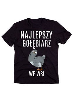 koszulka dla gołębiarza, najlepszy gołębiarz we wsi ze sklepu Time For Fashion w kategorii T-shirty męskie - zdjęcie 175636343