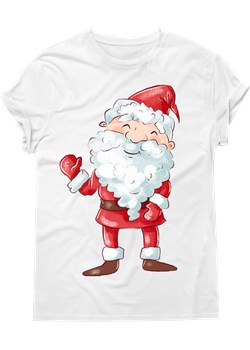 koszulka z mikołajem na mikołajki ze sklepu Time For Fashion w kategorii Bluzki damskie - zdjęcie 175636380