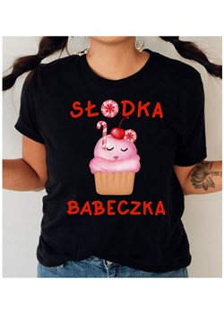 fajna koszulka na święta na prezent świąteczny słodka babeczka ze sklepu Time For Fashion w kategorii Bluzki damskie - zdjęcie 175636462