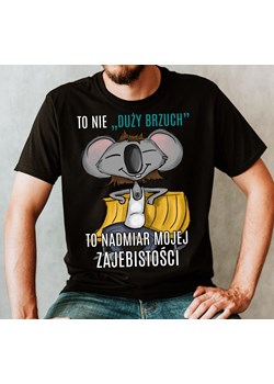 męska koszulka ze śmiesznym nadrukiem TO NIE DUŻY BRZUCH ze sklepu Time For Fashion w kategorii T-shirty męskie - zdjęcie 175636471