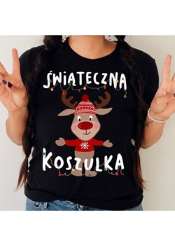 świąteczna koszulka na święta ze sklepu Time For Fashion w kategorii Bluzki damskie - zdjęcie 175636472