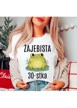 KOSZULKA ŻAJEBISTA 30 stka na trzydzieste urodziny dla koleżanki ze sklepu Time For Fashion w kategorii Bluzki damskie - zdjęcie 175636581