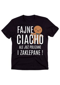 KOSZULKA FAJNE CIACHO ze sklepu Time For Fashion w kategorii T-shirty męskie - zdjęcie 175636652