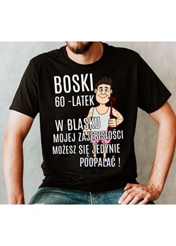 Koszulka na 60-tke siedemdziesiąte URODZINY BOSKI 60 LATEK ze sklepu Time For Fashion w kategorii T-shirty męskie - zdjęcie 175636844