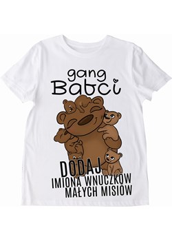 Koszulka dla babci gang babci z 5 wnuczkami - dodaj imiona wnuków/wnuczek ze sklepu Time For Fashion w kategorii Bluzki damskie - zdjęcie 175636864